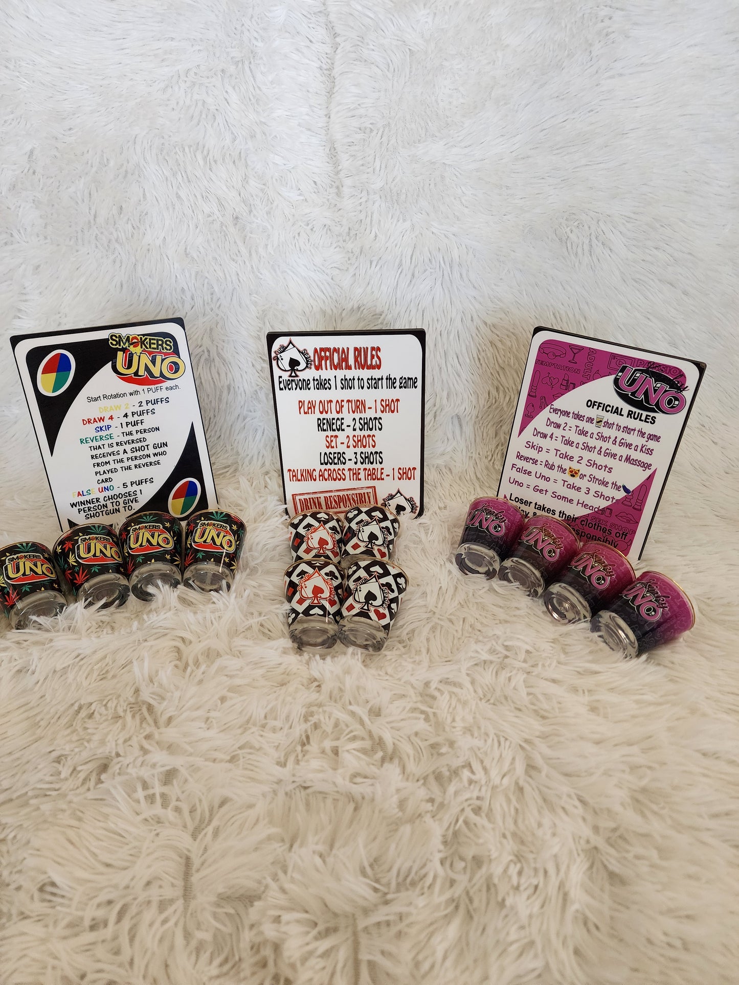 Adult Games-Kinky & Smokers Uno, or  Drunk Spades