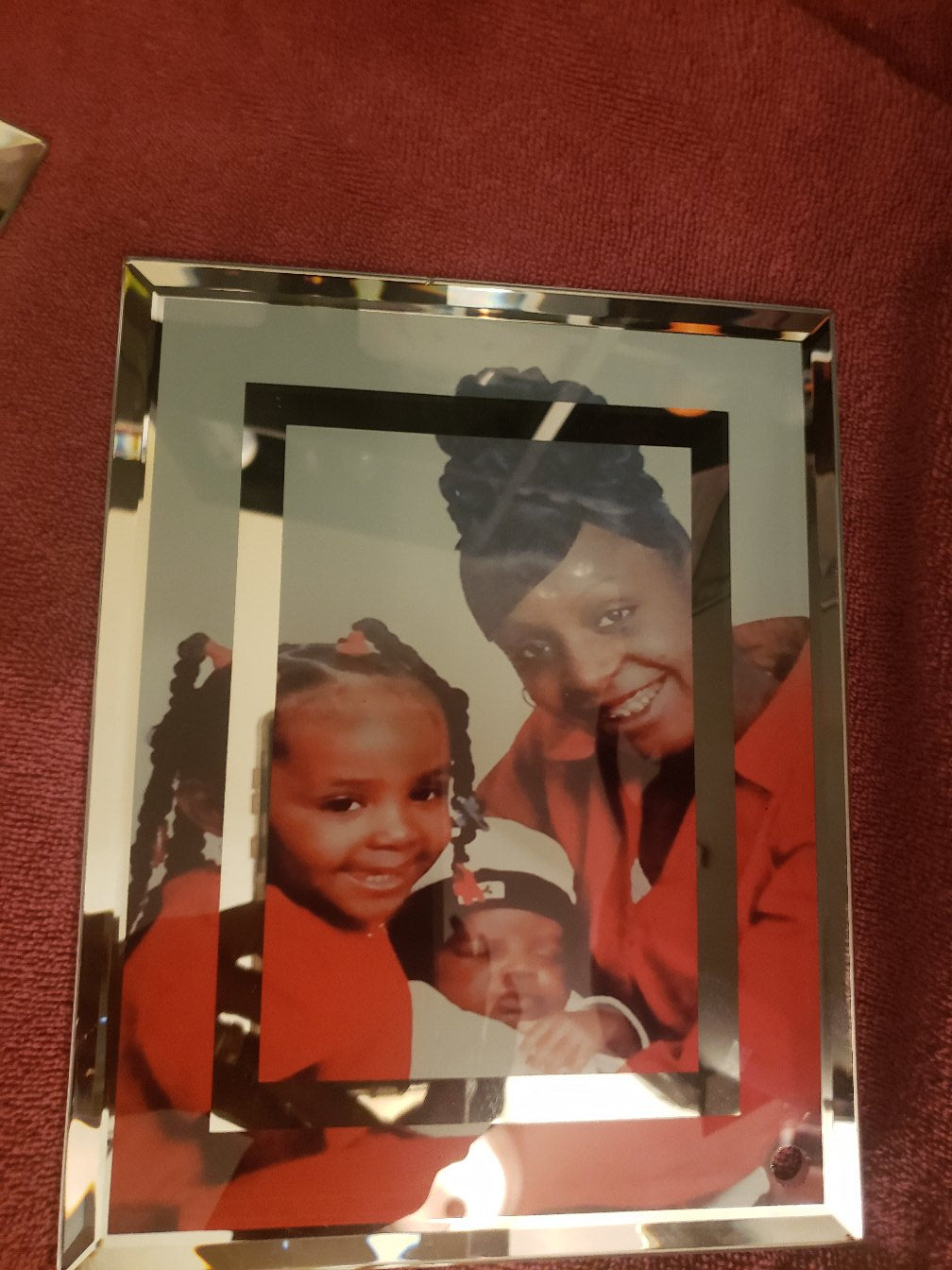 Glass Picture Frame with Double border