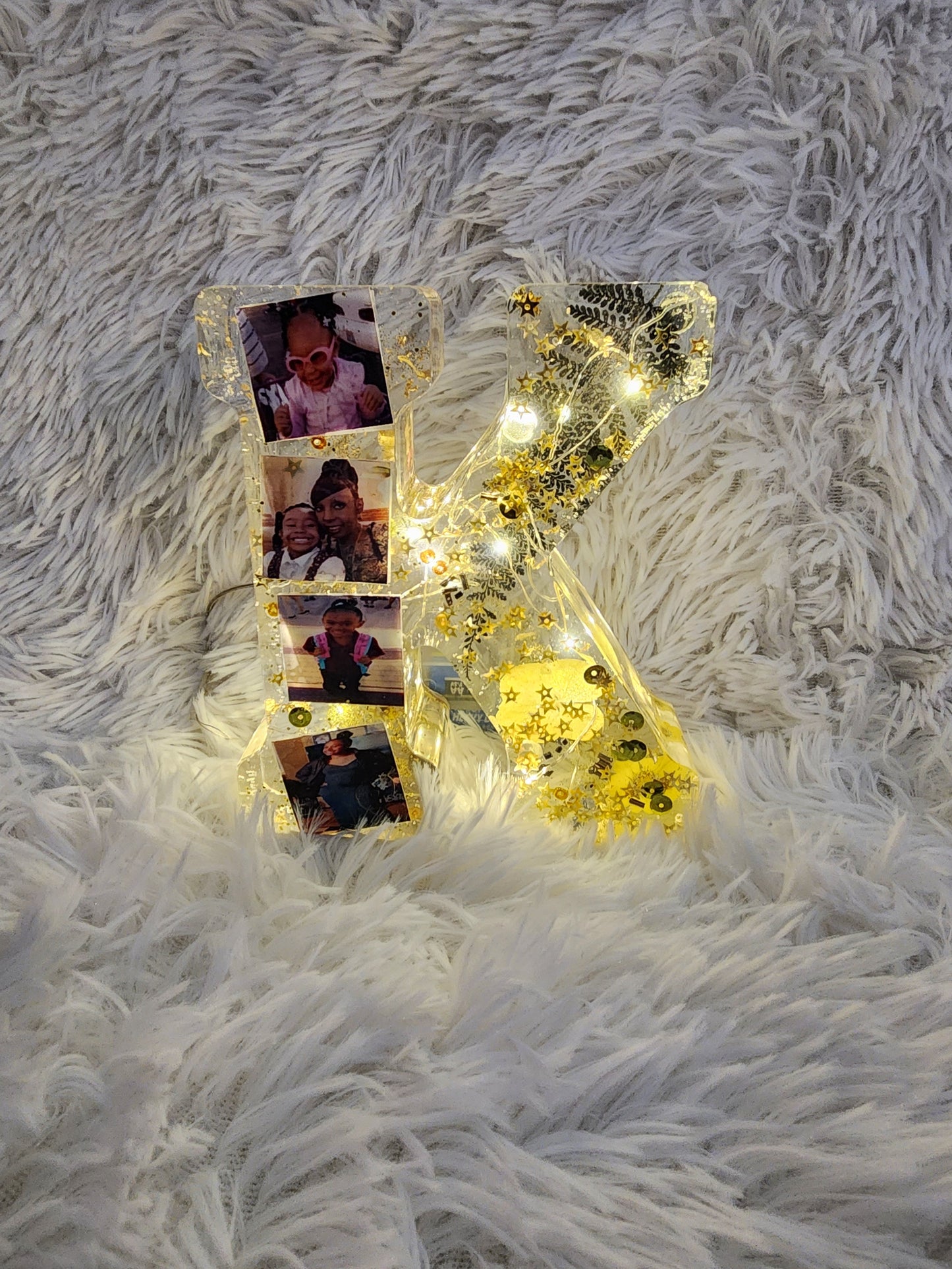 Keepsake Letter set in Resin